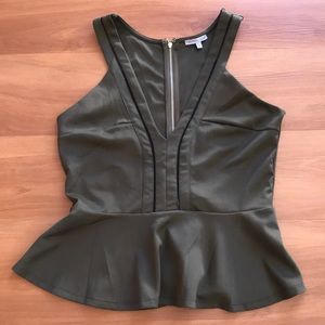 Charlotte Russe green tank top. Size XL